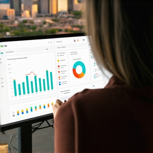 Analyzing Local SEO Data for Scottsdale Person reviewing analytics dashboard for local SEO strategies in Scottsdale