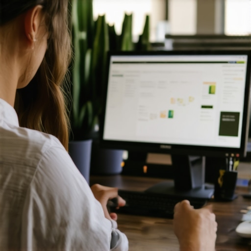 Analyzing Local SEO Data in Scottsdale Business owner reviewing local SEO analytics on a computer in Scottsdale