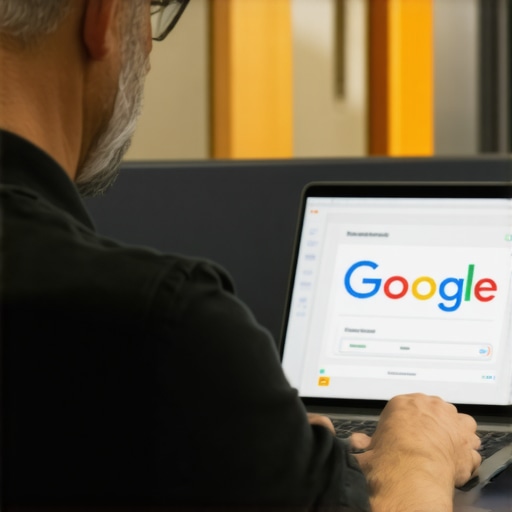 Business owner optimizing Google Business Profile with Scottsdale landmarks in background.