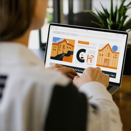 Person analyzing Scottsdale SEO data on laptop