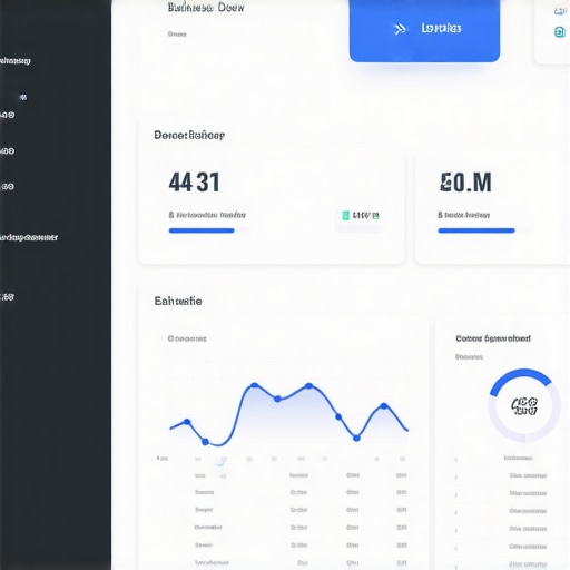 Google Business Profile Dashboard Showing Map Optimization Metrics Dashboard displaying local SEO and map ranking metrics for a business
